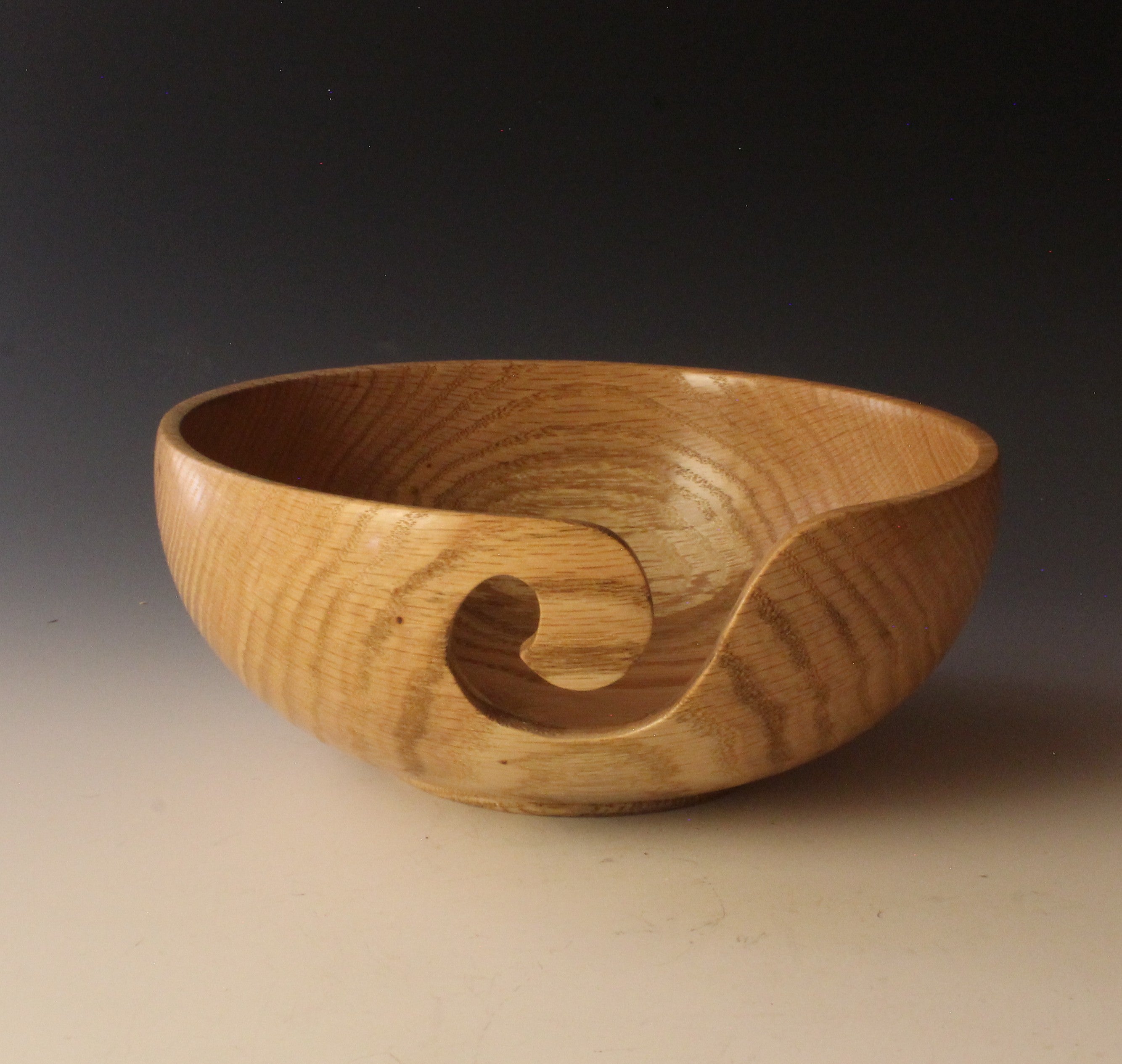 Red Oak Yarn Bowl YB-05
